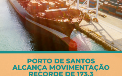 Porto de Santos Alcança Movimentação Recorde de 173,3 Milhões de Toneladas em 2023